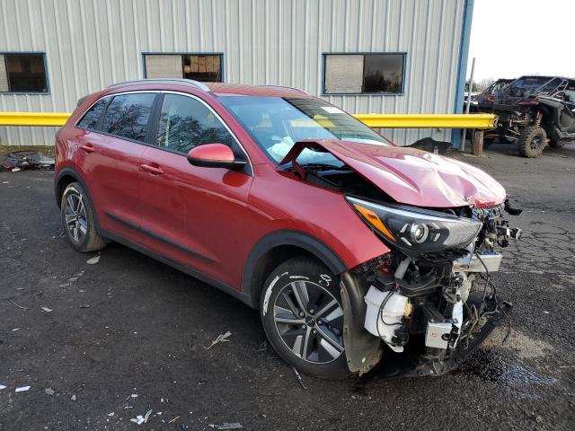 KNDCB3LC6N5546021 - 2022 KIA NIRO LX RED photo 4