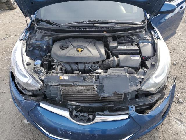 KMHDH4AE0GU514702 - 2016 HYUNDAI ELANTRA SE BLUE photo 11