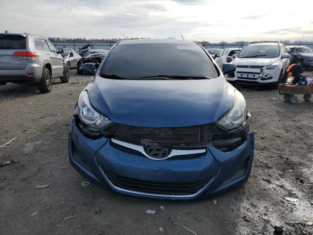 KMHDH4AE0GU514702 - 2016 HYUNDAI ELANTRA SE BLUE photo 5