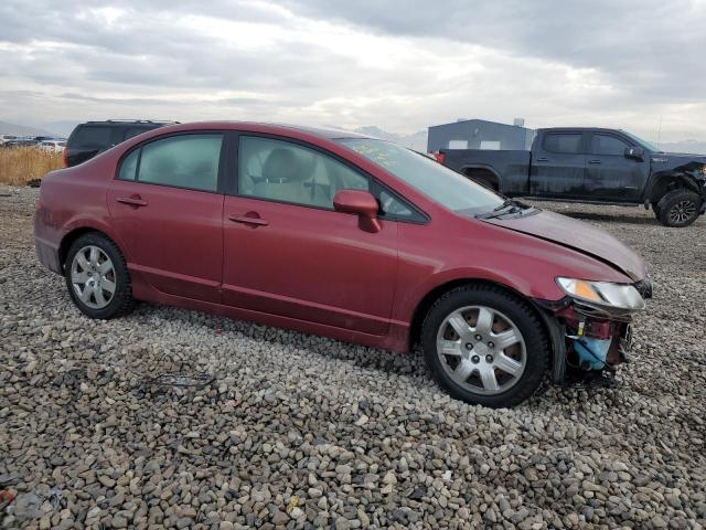 2HGFA1F55AH516417 - 2010 HONDA CIVIC LX BURGUNDY photo 4