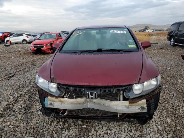 2HGFA1F55AH516417 - 2010 HONDA CIVIC LX BURGUNDY photo 5