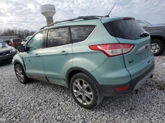 1FMCU0HX5DUC14334 - 2013 FORD ESCAPE SEL BLUE photo 2