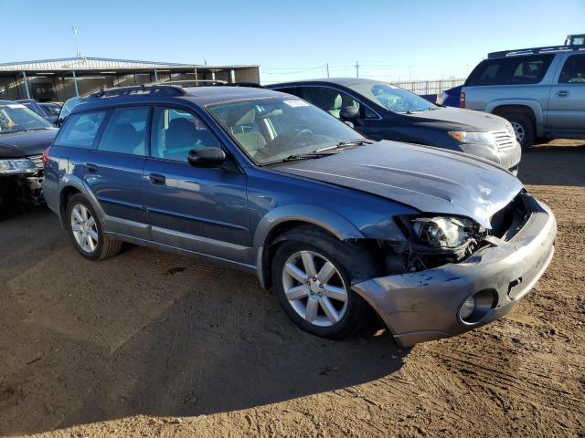 4S4BP61C667360935 - 2006 SUBARU LEGACY OUTBACK 2.5I BLUE photo 4