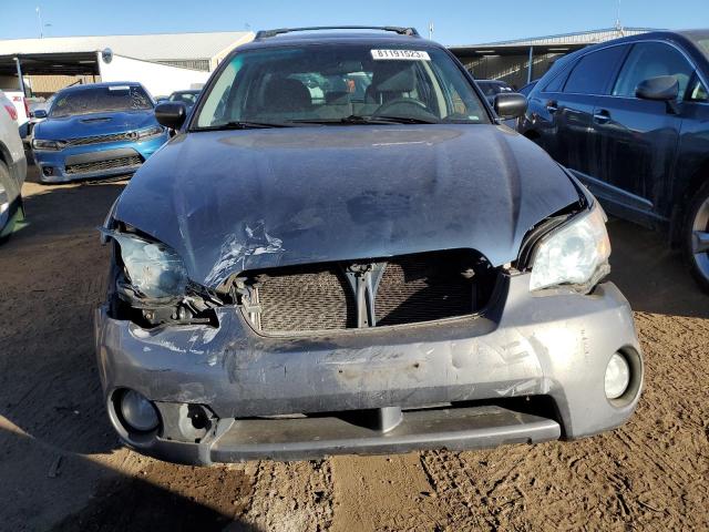 4S4BP61C667360935 - 2006 SUBARU LEGACY OUTBACK 2.5I BLUE photo 5