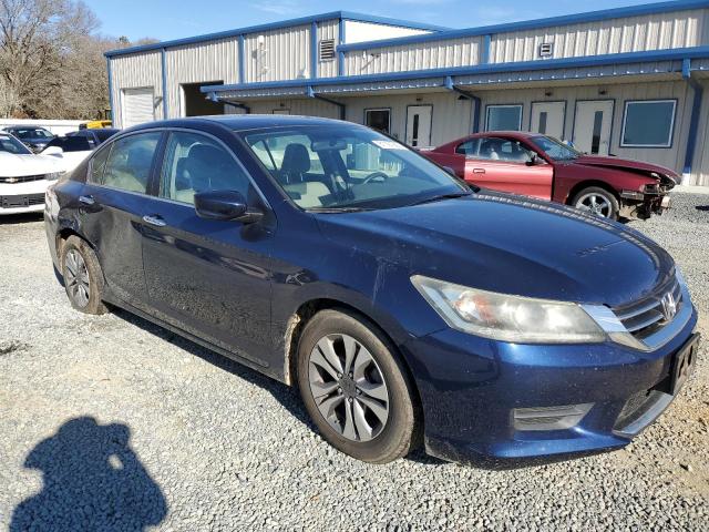 1HGCR2F3XEA298415 - 2014 HONDA ACCORD LX BLUE photo 4