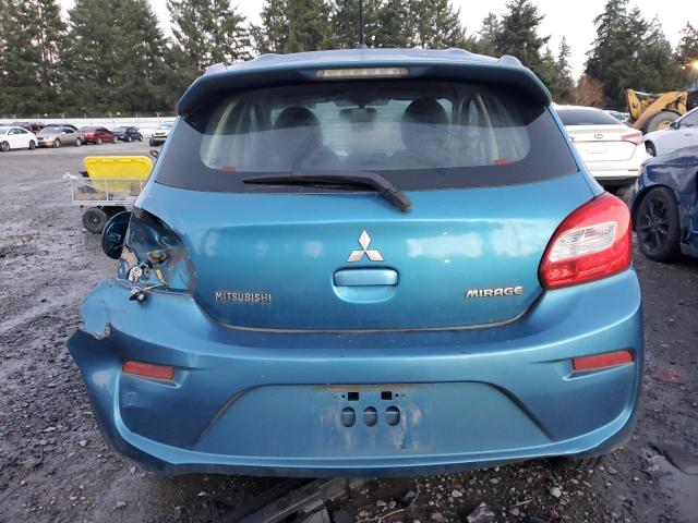 ML32A3HJ1HH014929 - 2017 MITSUBISHI MIRAGE ES BLUE photo 6