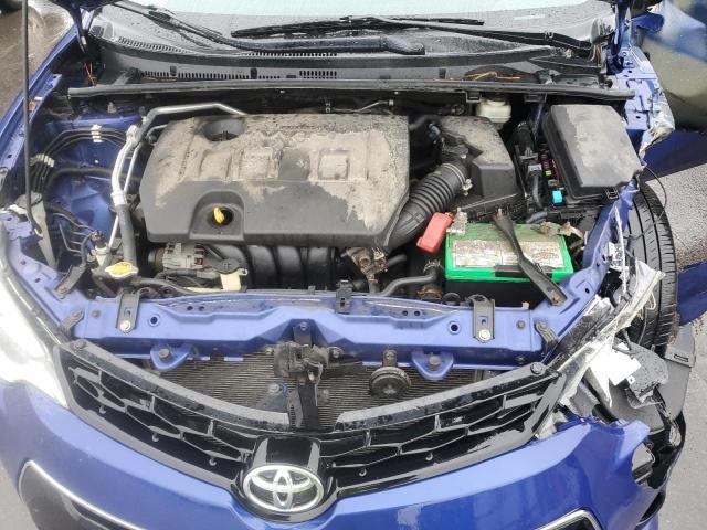 2T1BURHE7GC690041 - 2016 TOYOTA COROLLA L BLUE photo 11