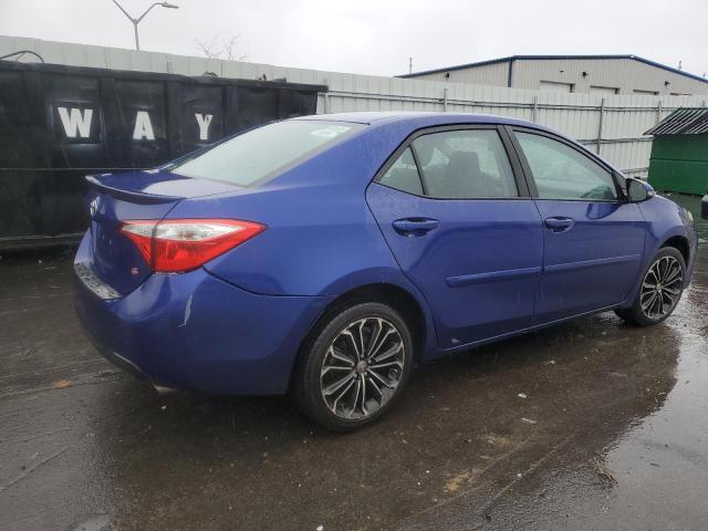 2T1BURHE7GC690041 - 2016 TOYOTA COROLLA L BLUE photo 3