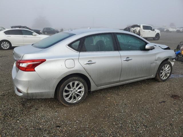 3N1AB7AP3KY327748 - 2019 NISSAN SENTRA S SILVER photo 3