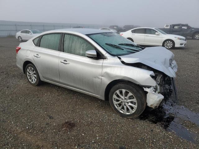 3N1AB7AP3KY327748 - 2019 NISSAN SENTRA S SILVER photo 4