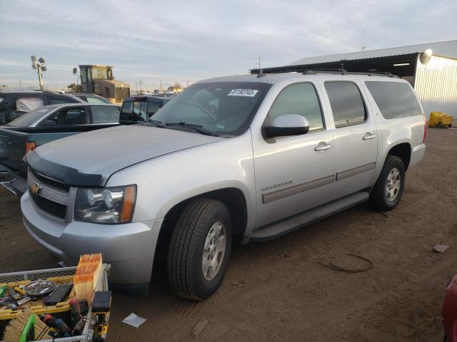 1GNSKJE78DR336664 - 2013 CHEVROLET SUBURBAN K1500 LT SILVER photo 1