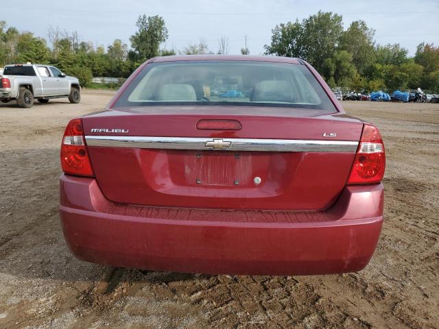 1G1ZS58F37F207344 - 2007 CHEVROLET MALIBU LS BURGUNDY photo 6