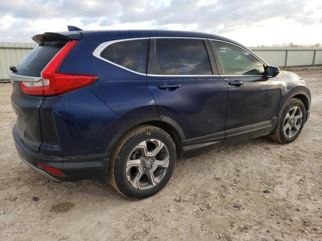 5J6RW1H8XKA000553 - 2019 HONDA CR-V EXL BLUE photo 3