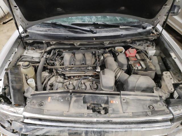 2FMHK6C83JBA06887 - 2018 FORD FLEX SEL SILVER photo 12