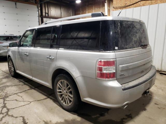 2FMHK6C83JBA06887 - 2018 FORD FLEX SEL SILVER photo 2