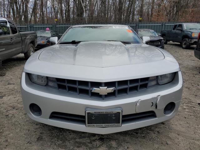 2G1FE1E38C9174468 - 2012 CHEVROLET CAMARO LS SILVER photo 5