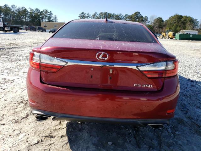 JTHBK1GG2G2233239 - 2016 LEXUS ES 350 RED photo 6