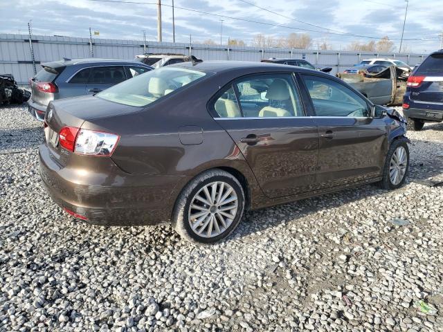 3VWLX7AJ3BM360420 - 2011 VOLKSWAGEN JETTA SEL BROWN photo 3