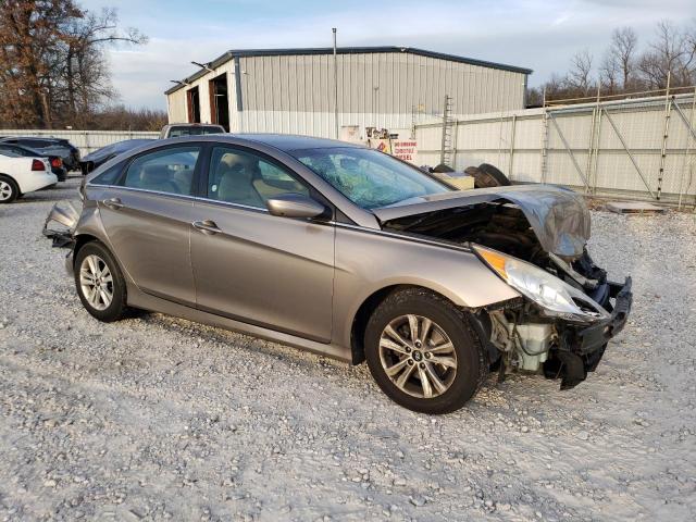 5NPEB4AC4EH901494 - 2014 HYUNDAI SONATA GLS TAN photo 4