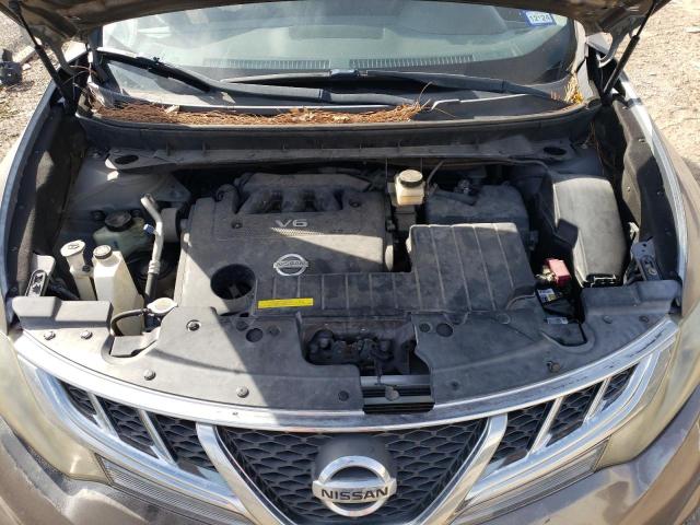 JN8AZ1MU9BW050302 - 2011 NISSAN MURANO S TAN photo 11