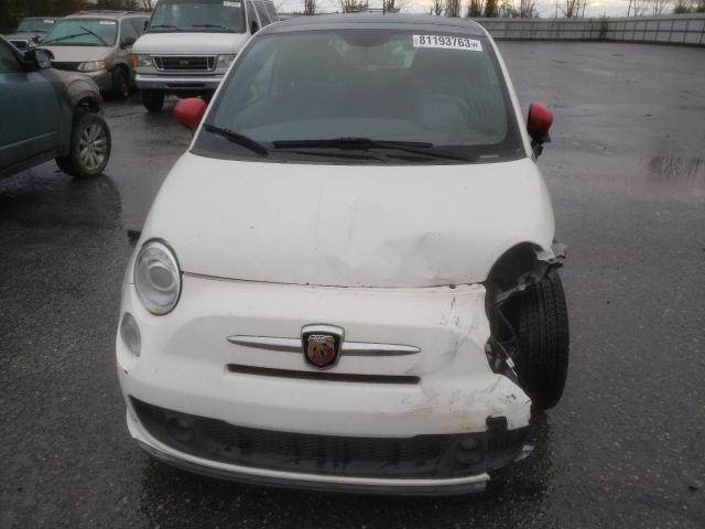 3C3CFFFH9DT560236 - 2013 FIAT 500 ABARTH CREAM photo 5