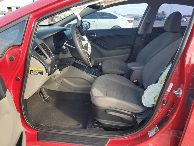 KNAFX4A62E5238214 - 2014 KIA FORTE LX RED photo 7