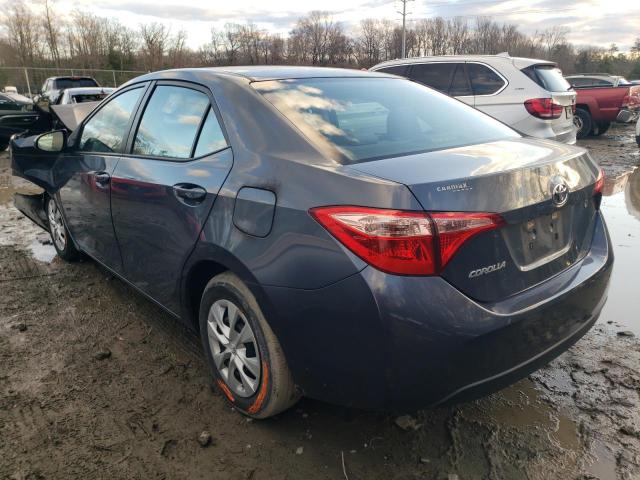 5YFBURHE9JP798801 - 2018 TOYOTA COROLLA L GRAY photo 2