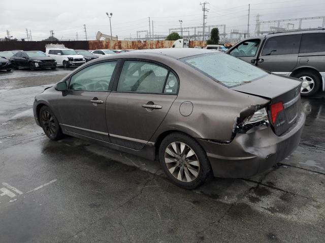 2HGFA16849H531433 - 2009 HONDA CIVIC EX GRAY photo 2