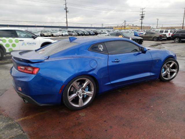 1G1FG1R7XJ0180433 - 2018 CHEVROLET CAMARO SS BLUE photo 3