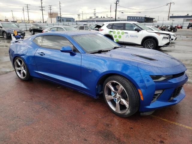 1G1FG1R7XJ0180433 - 2018 CHEVROLET CAMARO SS BLUE photo 4