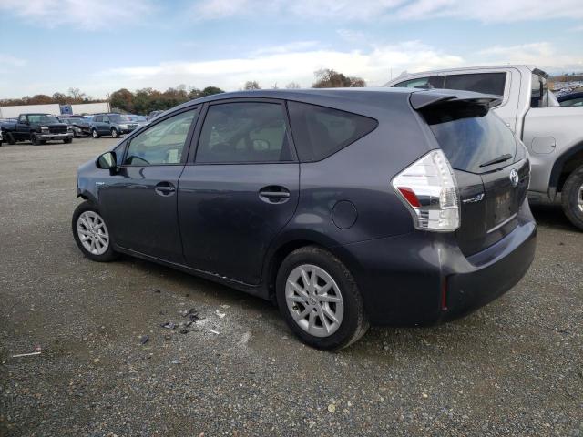 JTDZN3EU0E3318406 - 2014 TOYOTA PRIUS V GRAY photo 2