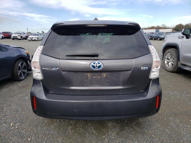 JTDZN3EU0E3318406 - 2014 TOYOTA PRIUS V GRAY photo 6