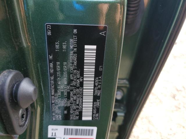 5TDKDRAH6PS510382 - 2023 TOYOTA HIGHLANDER L 绿色 照片 13