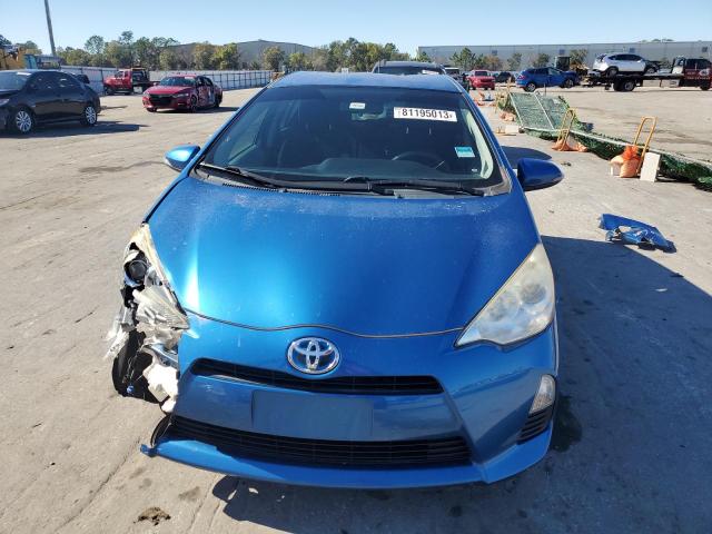 JTDKDTB31D1551673 - 2013 TOYOTA PRIUS C BLUE photo 5