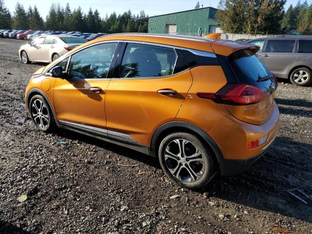 1G1FX6S08H4135391 - 2017 CHEVROLET BOLT EV PREMIER ORANGE photo 2