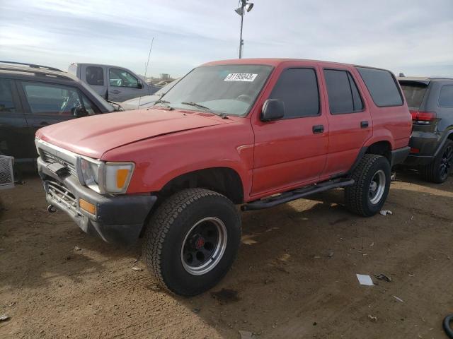 JT3RN37W0L0000755 - 1990 TOYOTA 4RUNNER RN37 RED photo 1