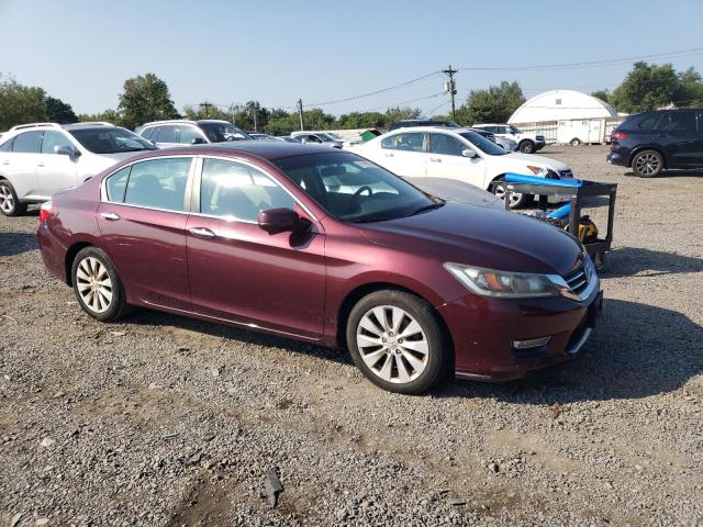 1HGCR2F75DA043835 - 2013 HONDA ACCORD EX 勃艮第红 照片 4