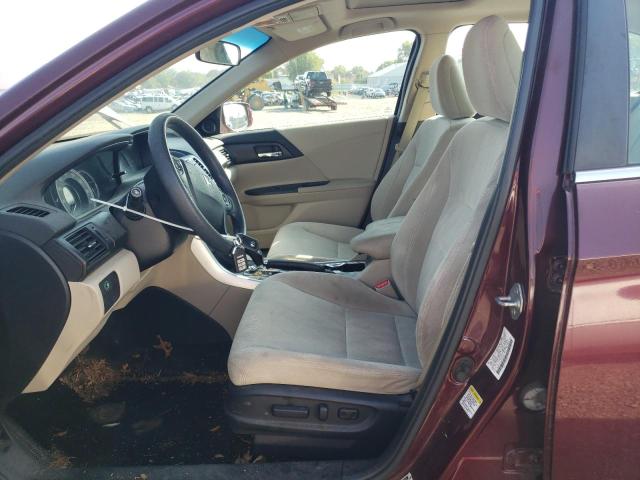 1HGCR2F75DA043835 - 2013 HONDA ACCORD EX 勃艮第红 照片 7