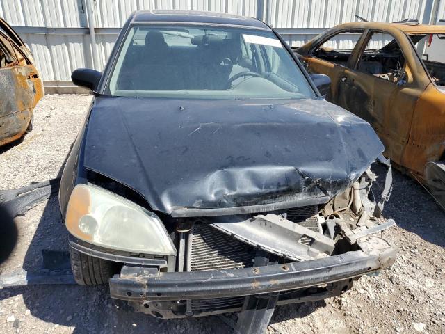 1HGES25773L017593 - 2003 HONDA CIVIC EX BLACK photo 5