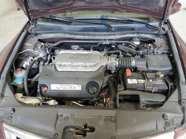 5KBCP3F84AB016746 - 2010 HONDA ACCORD EXL BURGUNDY photo 11