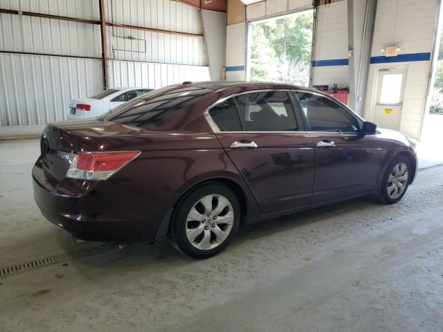 5KBCP3F84AB016746 - 2010 HONDA ACCORD EXL BURGUNDY photo 3