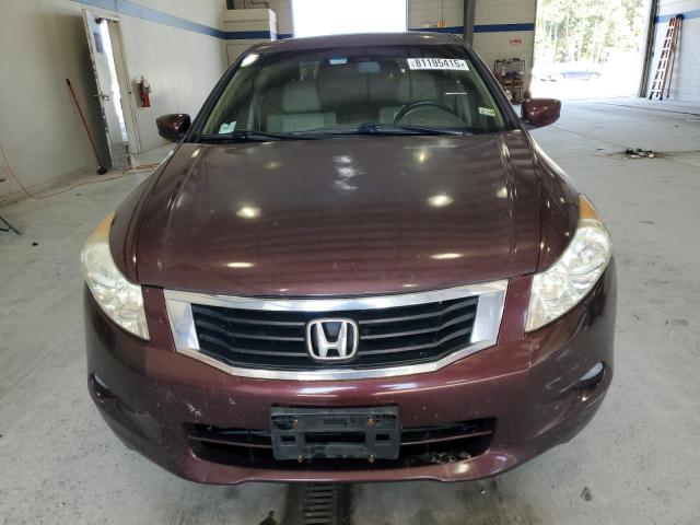 5KBCP3F84AB016746 - 2010 HONDA ACCORD EXL BURGUNDY photo 5