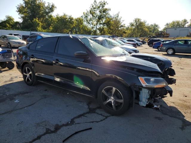 3VW2K7AJ3EM412899 - 2014 VOLKSWAGEN JETTA BASE BLACK photo 4