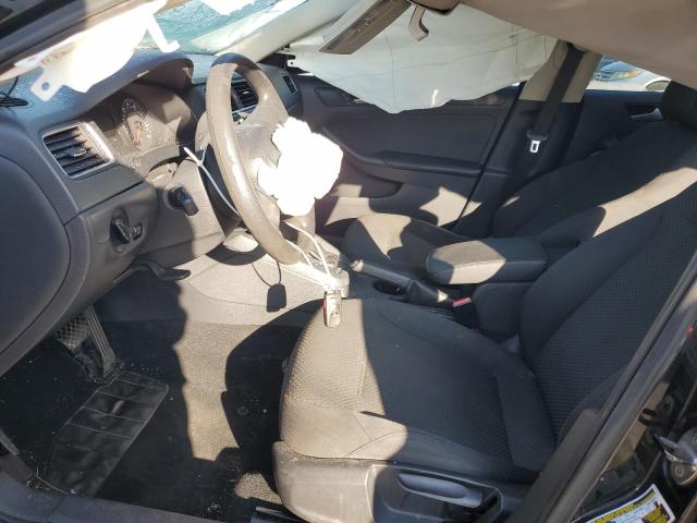 3VW2K7AJ3EM412899 - 2014 VOLKSWAGEN JETTA BASE BLACK photo 7