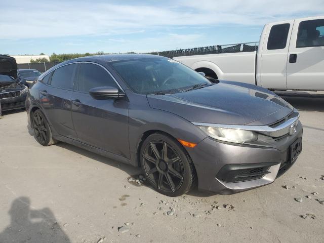 19XFC2F59JE028727 - 2018 HONDA CIVIC LX فحمي صورة 4