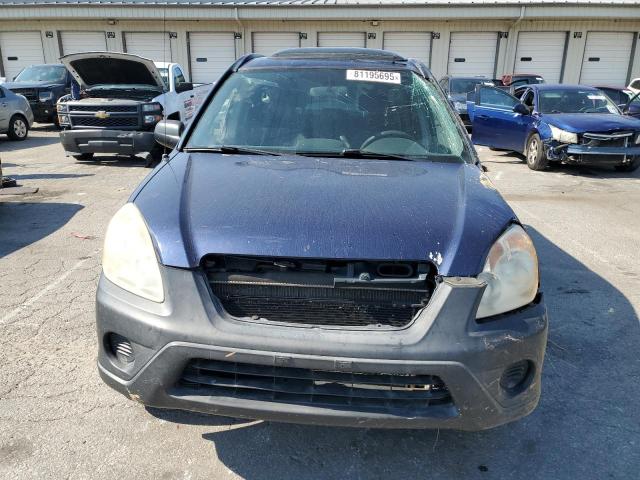SHSRD78825U310828 - 2005 HONDA CR-V EX أزرق صورة 5