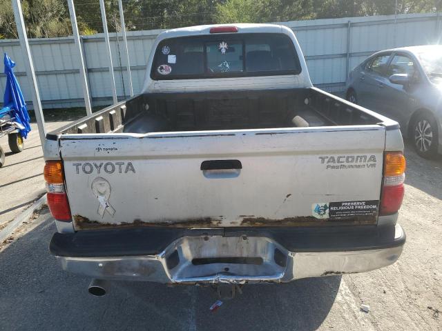 5TEGN92N53Z232076 - 2003 TOYOTA TACOMA DOUBLE CAB PRERUNNER SILVER photo 6