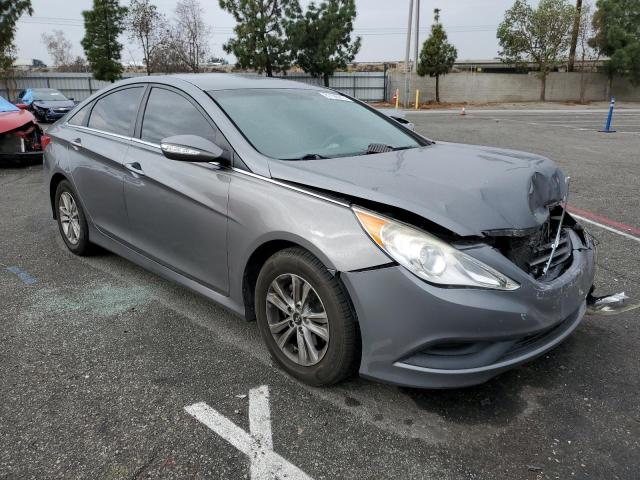 5NPEB4AC7EH928611 - 2014 HYUNDAI SONATA GLS GRAY photo 4