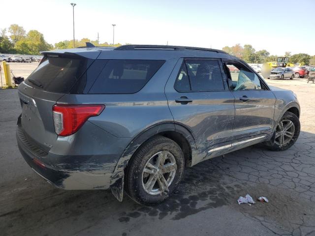 1FMSK8DH0NGB52467 - 2022 FORD EXPLORER XLT GRAY photo 3