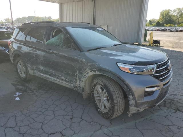 1FMSK8DH0NGB52467 - 2022 FORD EXPLORER XLT GRAY photo 4